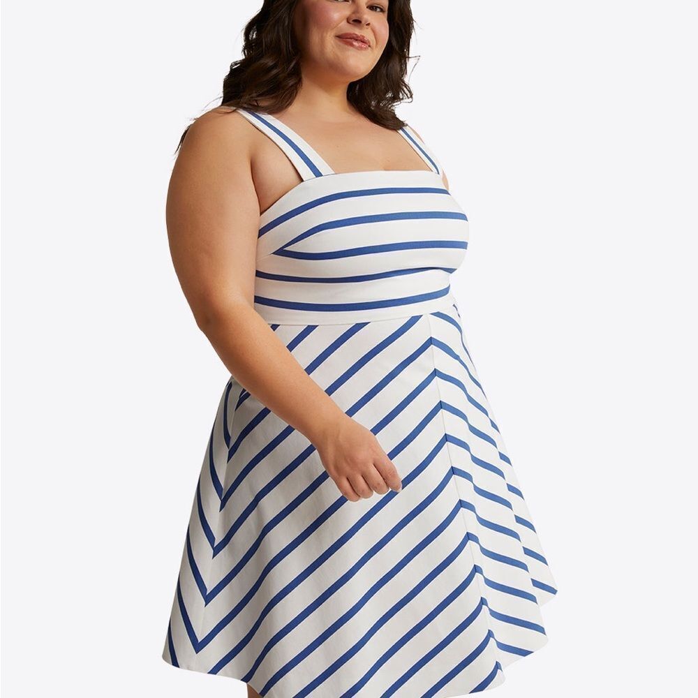 Draper James Perfect Adorable FLATTERING Zoe Love Cotton Circle Dress NEW - Picture 5 of 7